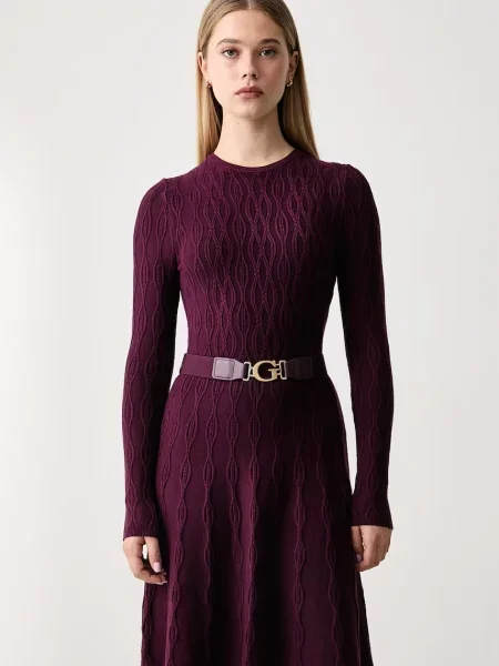 GUESS Rochie tricotat YUKI ciclam