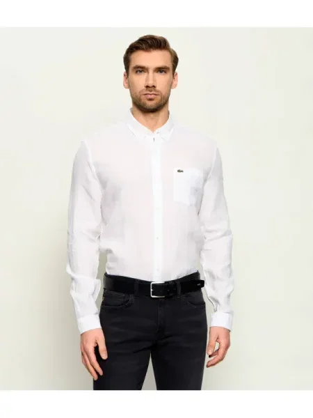 Lacoste De in cămașă alb