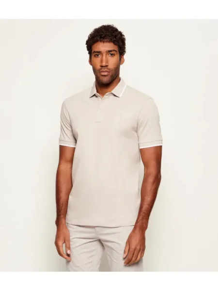 BOSS ORANGE Polo Passertip | | pique bej