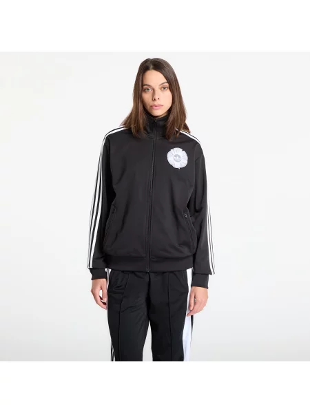 Hanorac Adidas Originals din tul negru