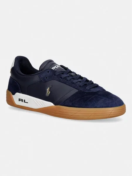 Polo Ralph Lauren Broome superge usnjene modra