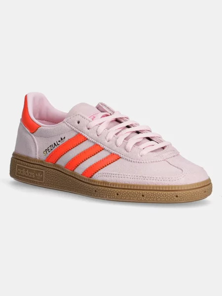 Adidas Originals sneakers din piele intoarsă Handball Spezial W roz