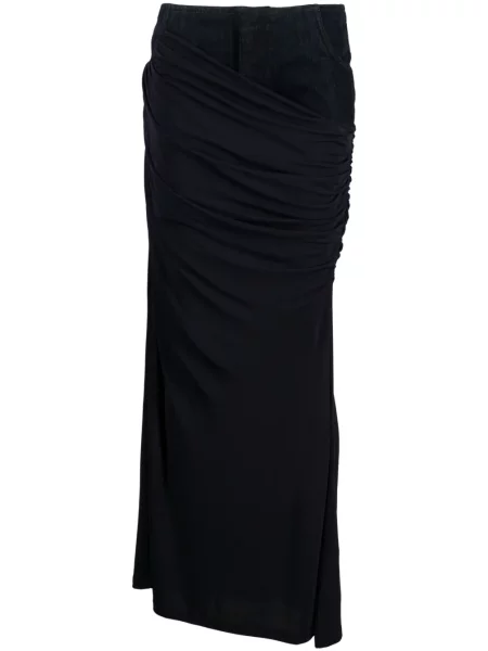 Maksi spódnica jeansowa Christopher Esber niebieska