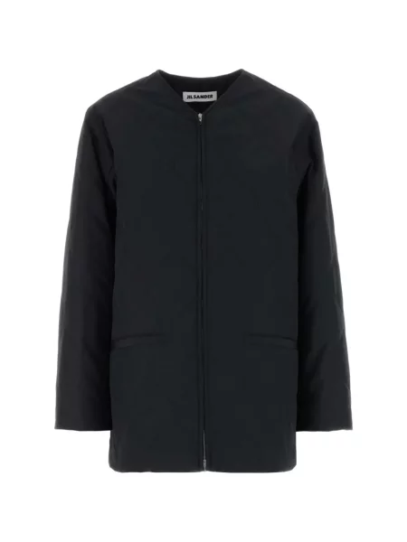 Matlasat geacă Jil Sander negru