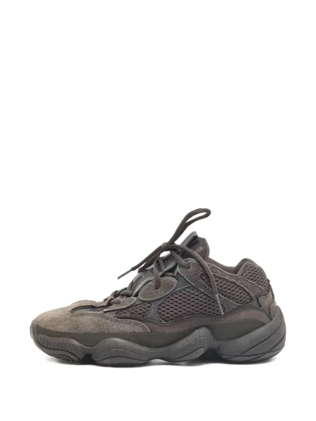 Sneakerși Adidas Yeezy din piele de căprioară negru