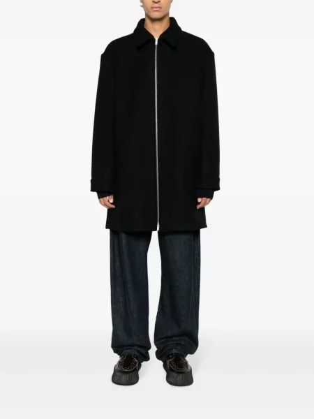 Vilnonis paltas Jil Sander mėlyna