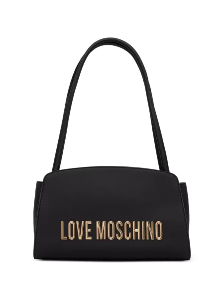 Geantă Love Moschino cu autograf negru
