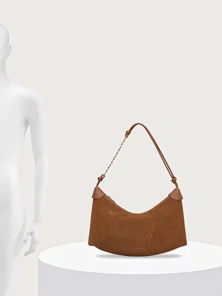 Замшевая сумка хобо Marciano By Guess