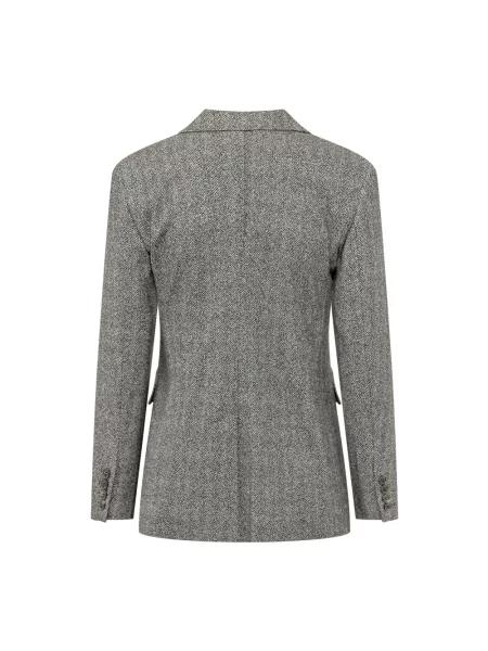 Max Mara Studio Marynarka Cresta schwarz szara