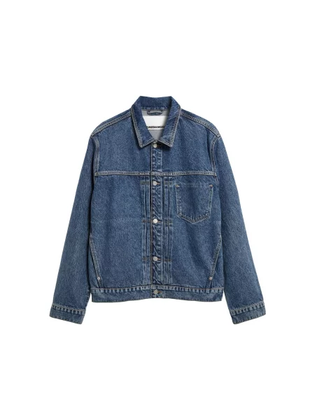 ARMEDANGELS Geacă de primăvară-toamnă AASHTON denim albastru