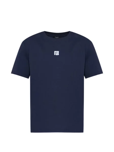 Tricou Balmain scurt albastru