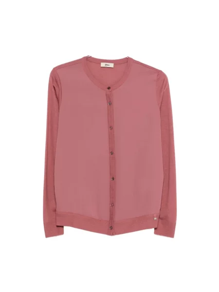 Kardigan Herno z lyocellu różowy