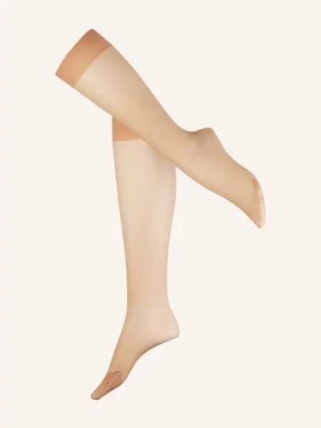 Item m6 Delikatne Podkolanówki Invisible 15 beige beżowe
