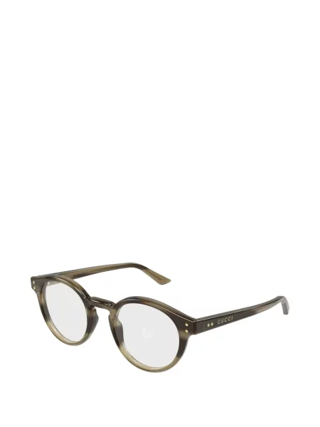 Kulaté sluneční brýle Gucci Eyewear hnědé
