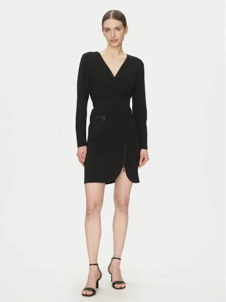 DKNY Коктейлна рокля черен
