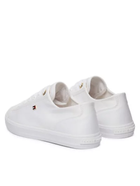 Tenisice Tommy Hilfiger Th Foxing Sneaker Canvas bijela