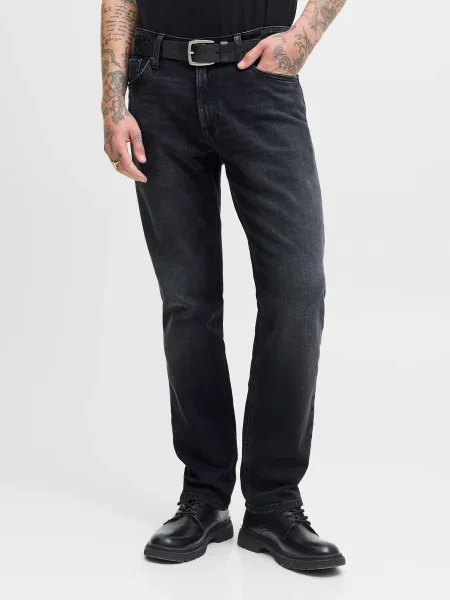 JACK & JONES Džínsy JJICLARK JJORIGINAL denim čierny
