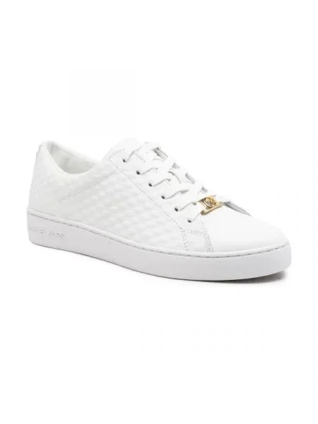 Michael Kors De piele sneakers KEATON alb