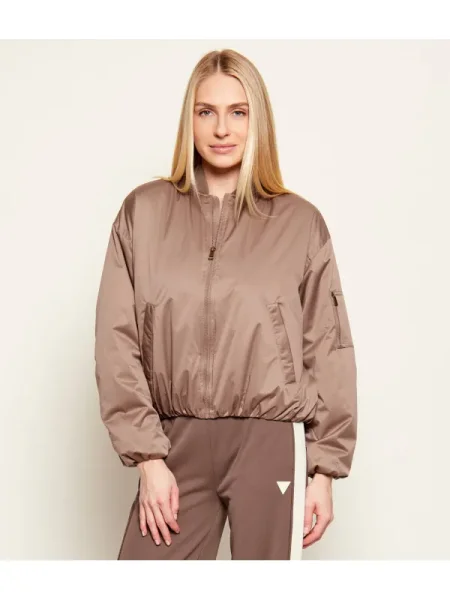 GUESS De satin geacă bomber LORRAINE | regular fit maro