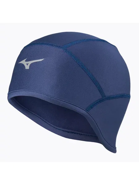 Шапка для бігу Mizuno Warma Lite Pip estate blue синя