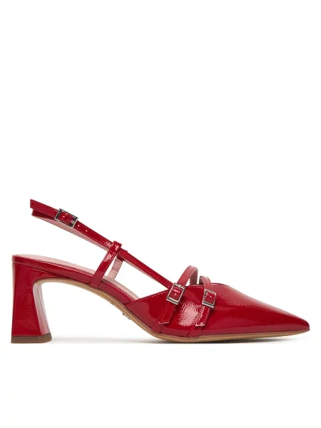 Pantofi pumps Tamaris roșu