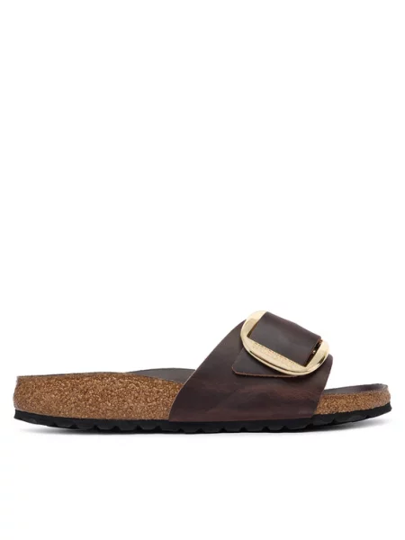 Natikači Birkenstock z zaponko rjava
