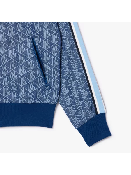 Lacoste толстовка Monogram блакитна