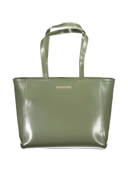 Shopper torbica Mario Valentino s autogramom zelena