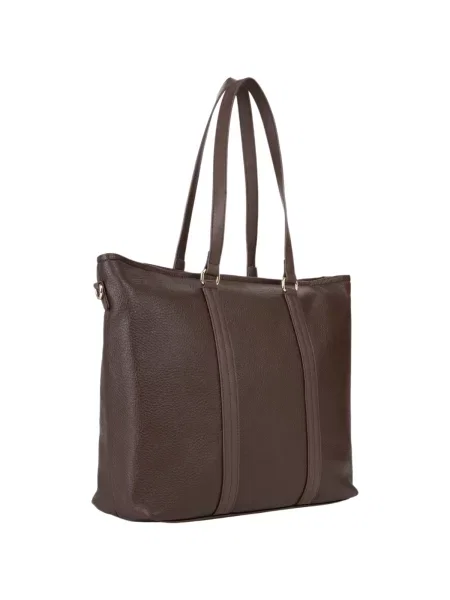 Shopper kabelka Valentino Bags z ekologickej kože hnedá