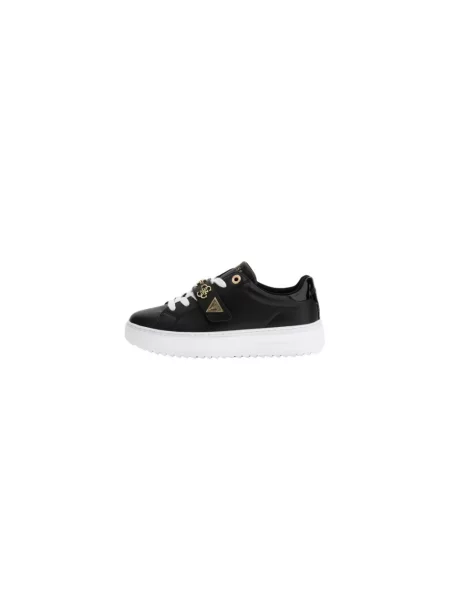 Sneakersy Guess skórzane z logo czarne