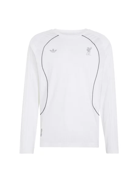 ADIDAS ORIGINALS Tricou LFC Teamgeist gri / negru alb