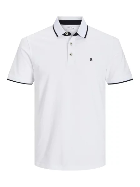 JACK & JONES Tričko JJPaulos čierna biela