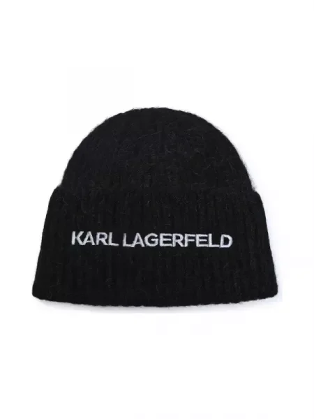 Karl Lagerfeld De lână căciulă k/essential negru