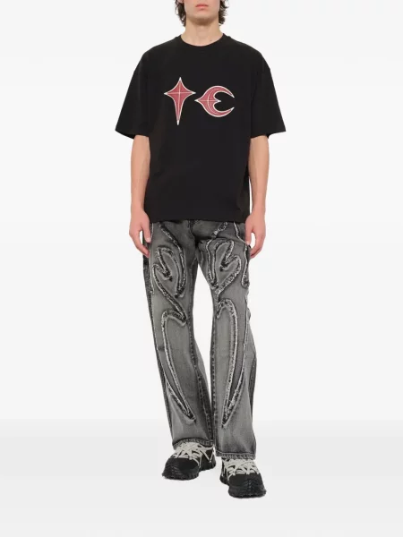 Tricou Thug Club cu imagine negru