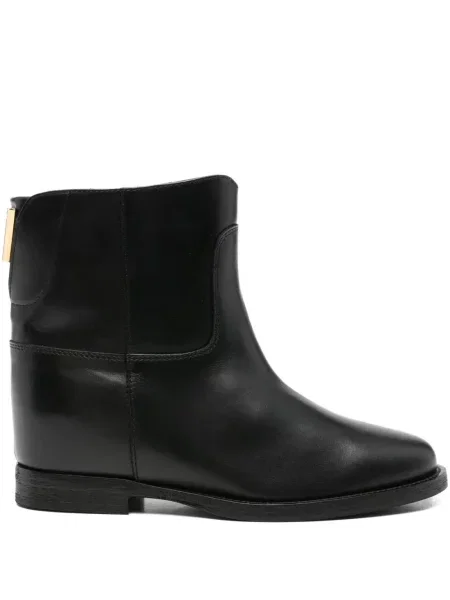 Кожени боти Via Roma 15 черно