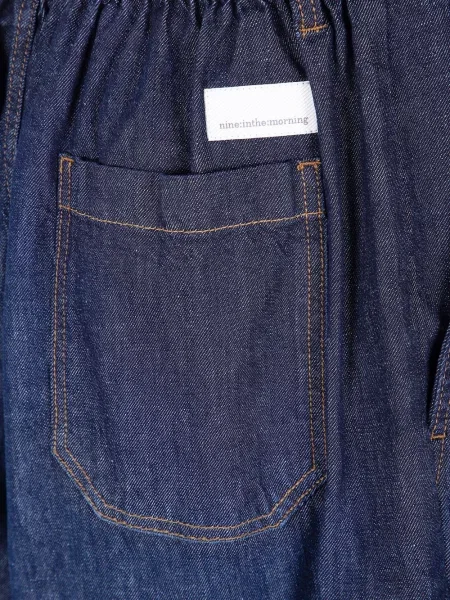 Kratke traper hlače Nine In The Morning plava