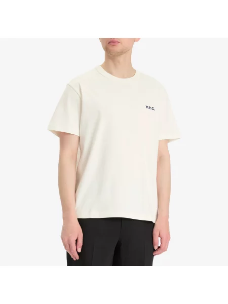 A.P.C. T-shirt t-shirt boxy petit vpc beżowa