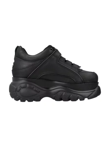 Sneakersy Buffalo na platformie czarne