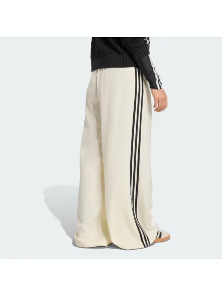 Spodnie dresowe Adicolor Satin Wide Leg białe