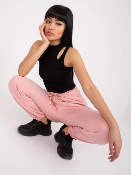 Spodnie dresowe Ex Moda różowe