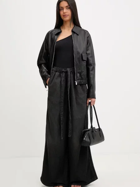 Adidas Blugi Wide Leg negru