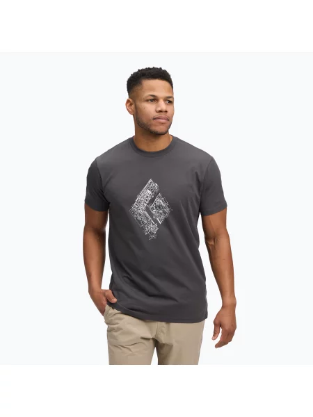 Koszulka Black Diamond Engineered Diamond SS Tee anthracite czarna