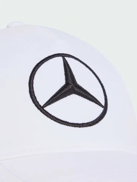 Переработанный кепка Adidas белая