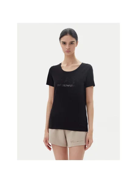 Emporio Armani Majica Slim Fit črna