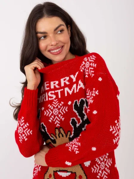 Pulover Italy Moda alb