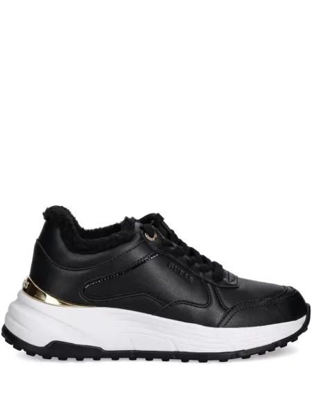 Sneakerși Guess cu platformă negru
