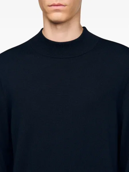 Pulover Sandro de lână albastru