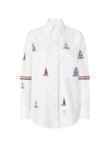 Cămașă Thom Browne alb