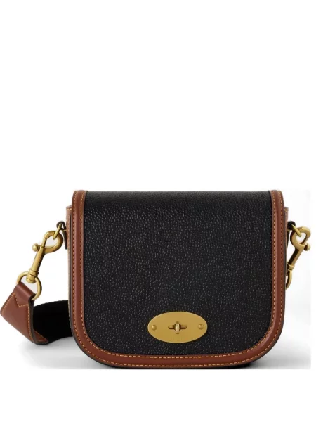 Geantă messenger Mulberry din piele mini negru