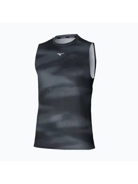 Мъжка тениска за бягане без ръкави Mizuno Core Graphic black черно